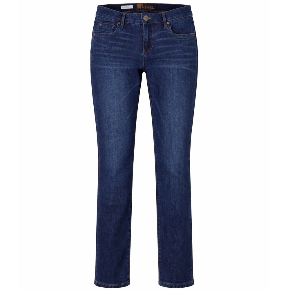 Kut from the Kloth Katy Ankle Straight Leg Jeans Womens 6 Dark Wash KP0594MA1R